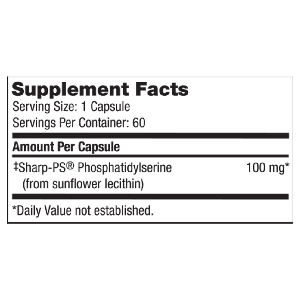 SeraBella (Phosphatidyl Serine SF), 60 Capsules