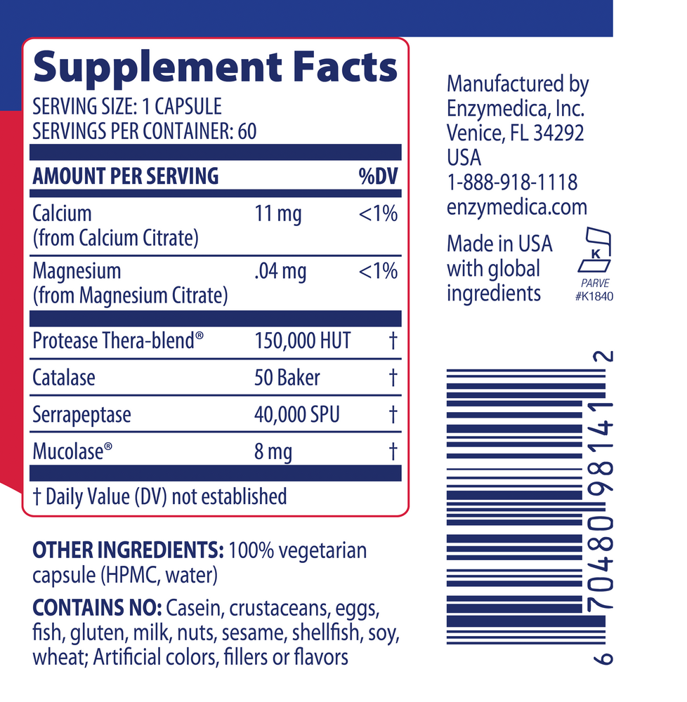 Enzyme Defense™ (Formerly ViraStop™), 60 Capsules
