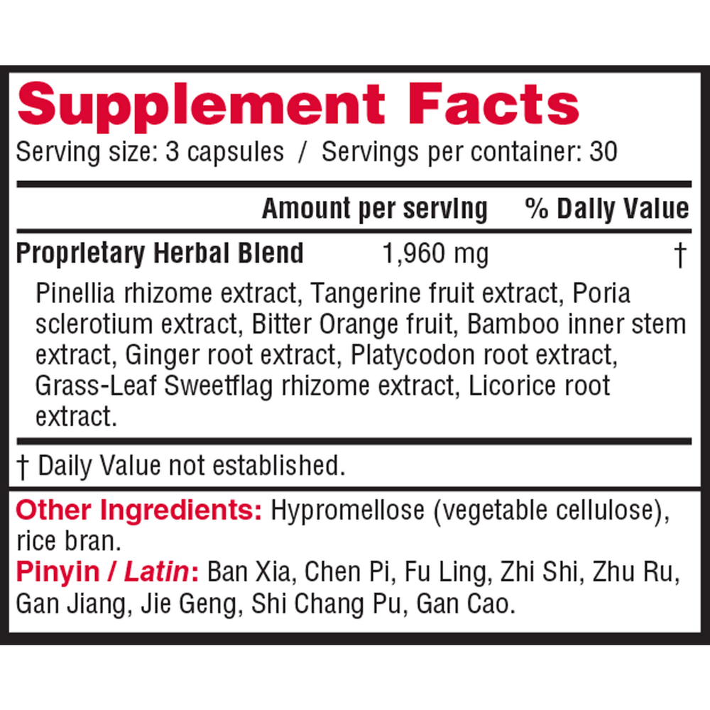 Clear Phlegm (Wen Dan Tang), 90 Capsules