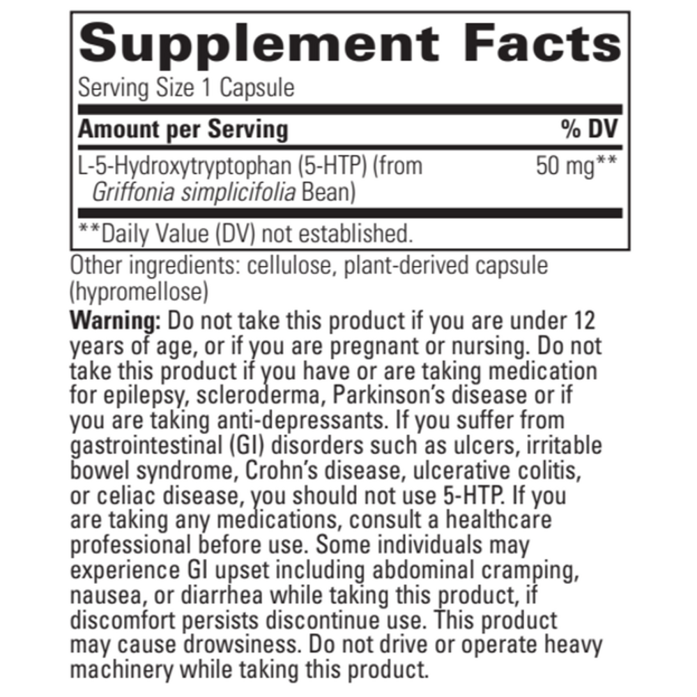 5-HTP 50mg, 60 Capsules