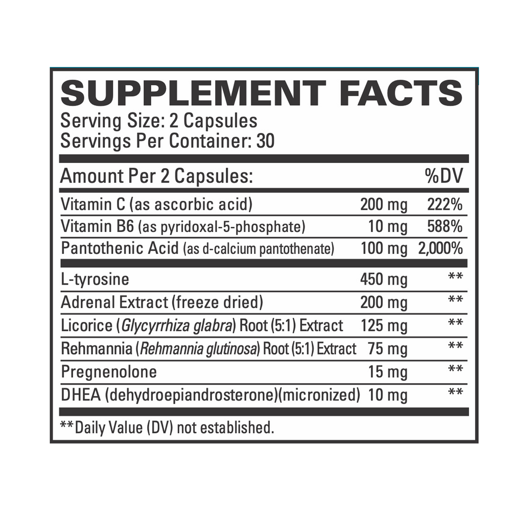 Adrenaplex®, 60 Vegetarian Capsules