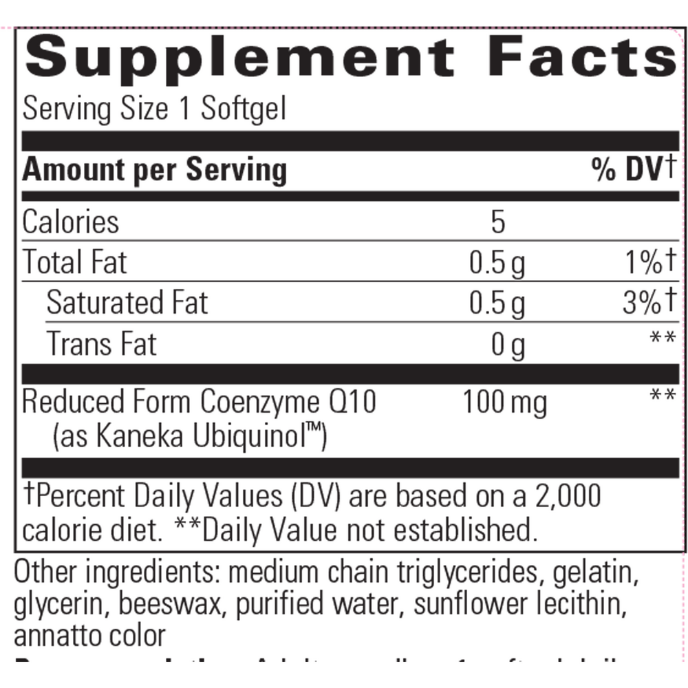 UBQH 100mg, 60 Softgels