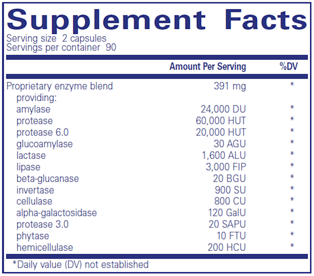 Digestive Enzymes Ultra , Pure