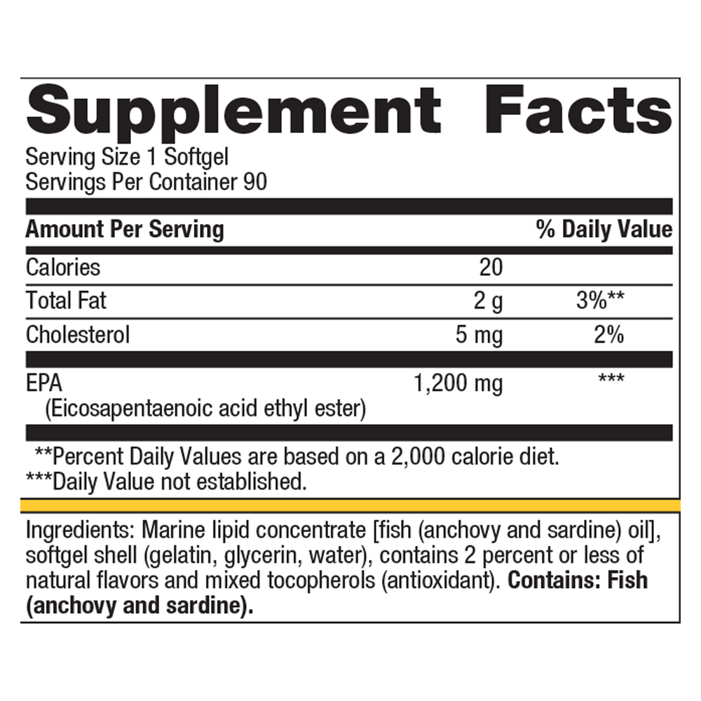 OmegaGenics® EPA 1200, 90 Softgels , Emersons Emersons-Alt Form_Softgels softgels