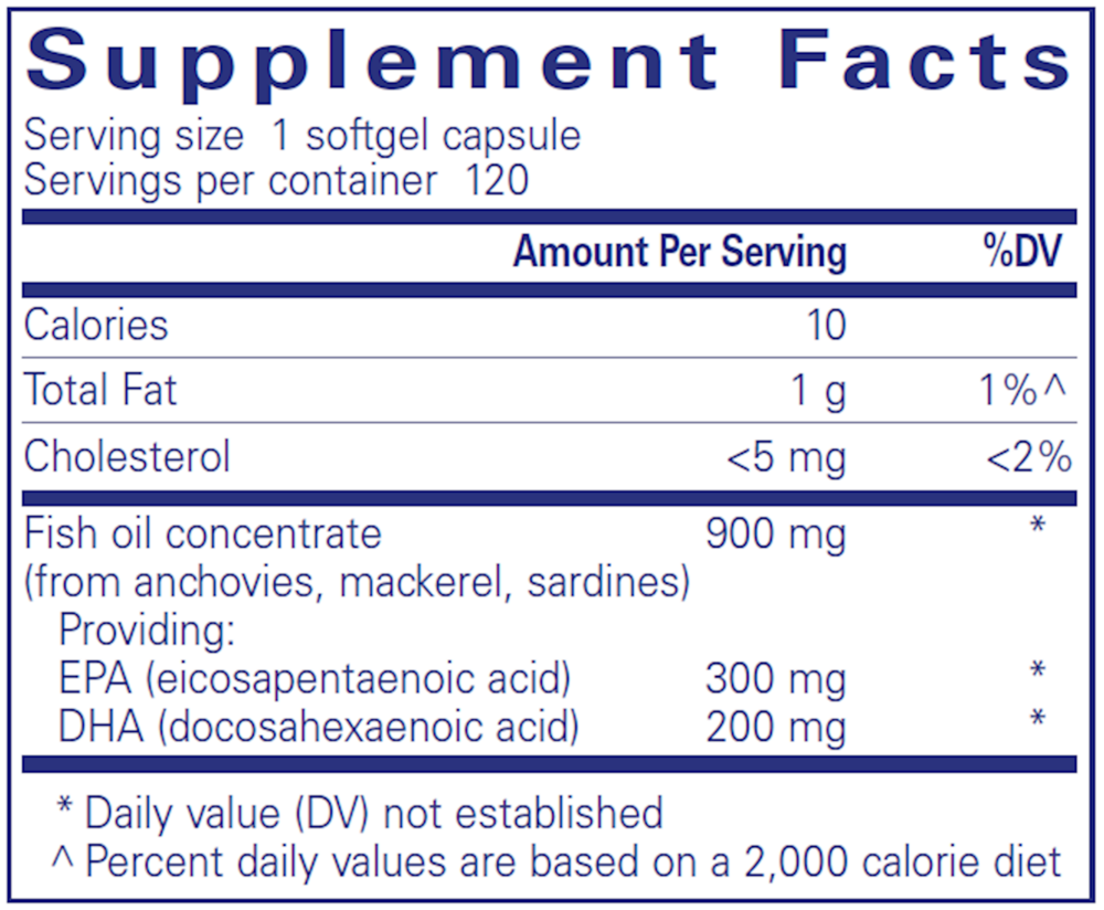 EPA/DHA with lemon, 120 Softgels , Brand_Pure Encapsulations Emersons Form_Softgels Requires Consultation Size_120 Softgel Capsules softgels