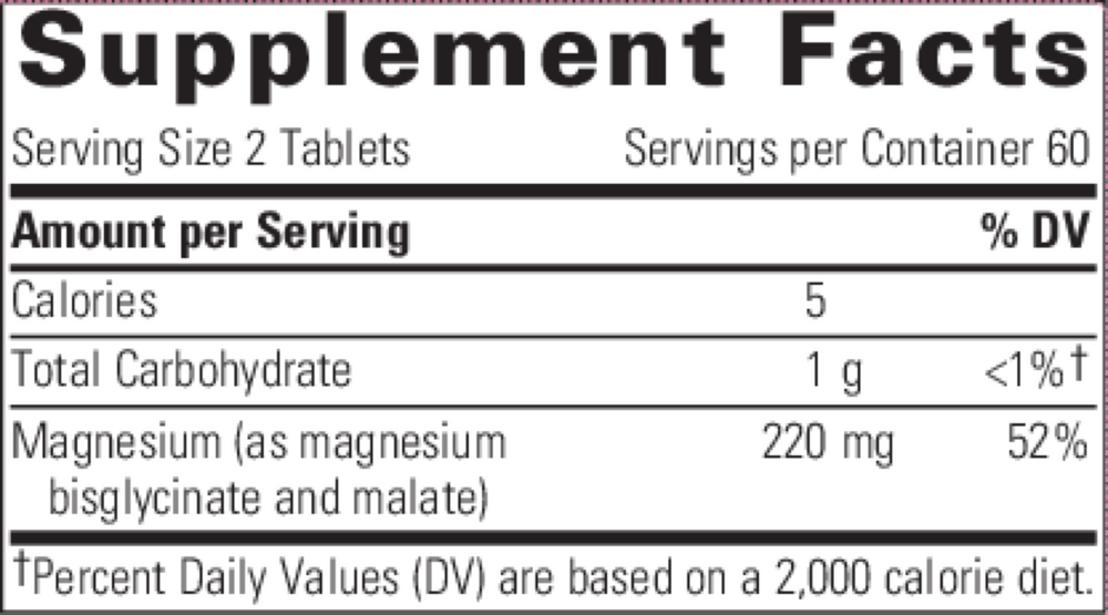 Magnesium Glycinate Plus, 120 Tablets