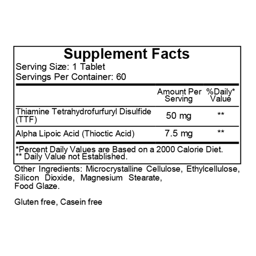 Lipothiamine, 60 Tablets