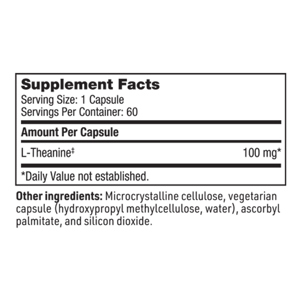 L-Theanine, 60 Capsules