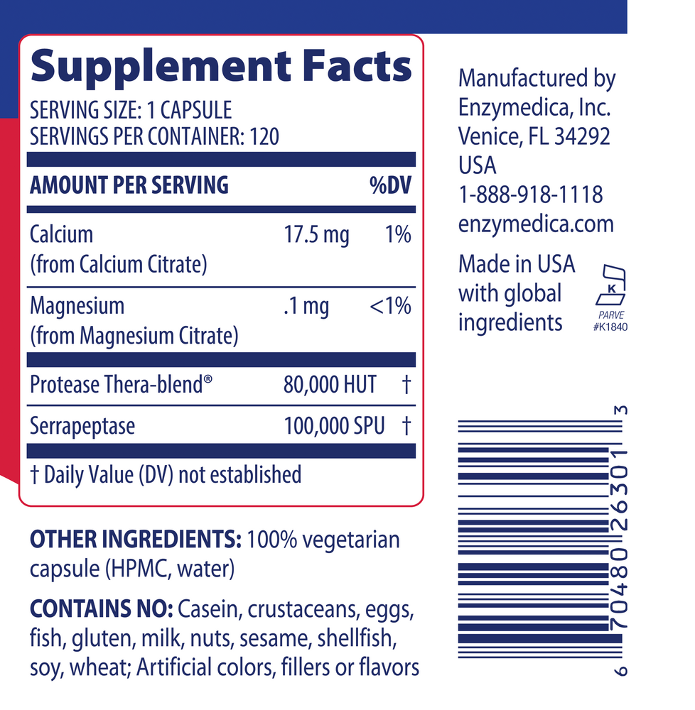 SerraGold, 120 Capsules