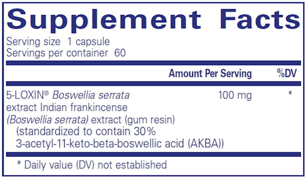 Boswellia AKBA, 60 Capsules