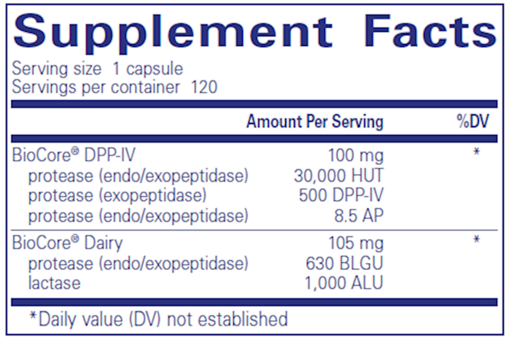 Gluten/Dairy Digest, 120 Capsules , Brand_Pure Encapsulations caps Emersons