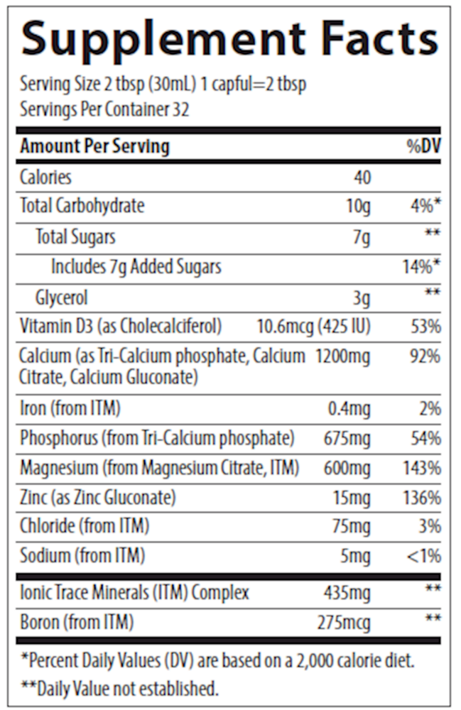 Liquid Cal/Mag/Zinc - Natural Strawberry, 946 mL Liquid