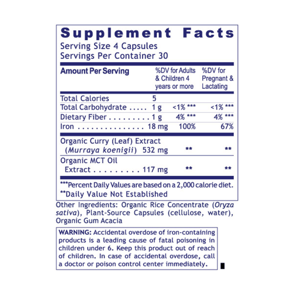 Premier Phyto-Iron, 120 Capsules , Brand_Premier Research Labs capsules Form_Capsules Requires Consultation Size_120 Capsules
