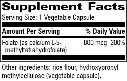 Methyl Folate, 60 Capsules , Brand_Progressive Labs capsules Form_Capsules Requires Consultation Size_60 Capsules