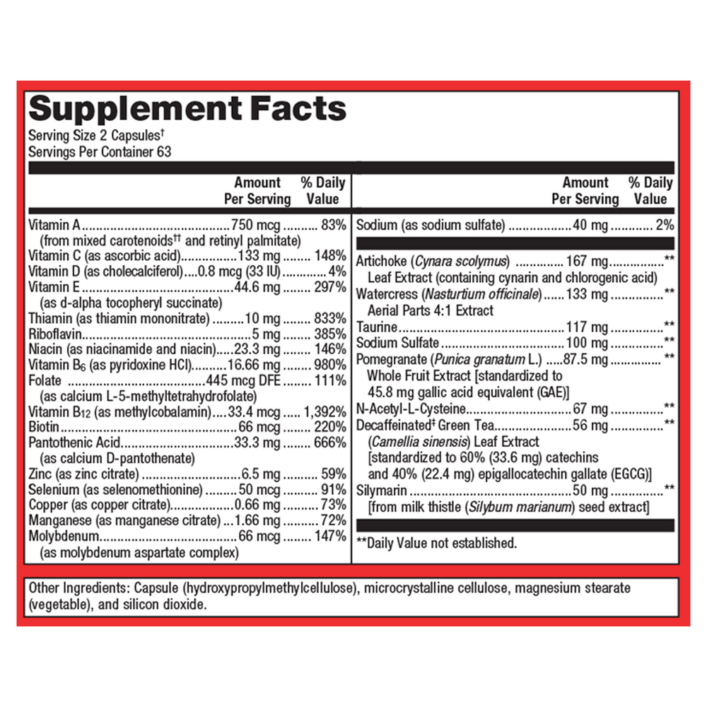AdvaClear®, 126 Capsules , caps Form_Capsules