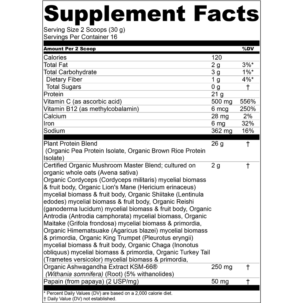 Master Blend Unsweetened Protein, 484 Grams , Form_Powder