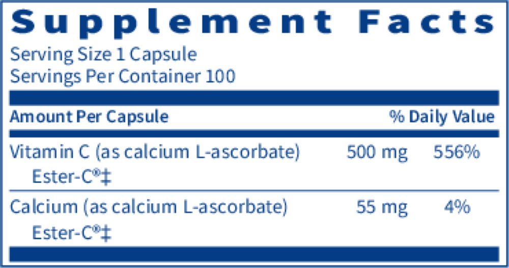 Ester-C®, 100 Capsules