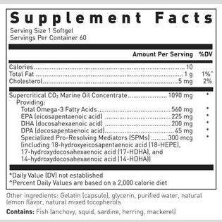QÜELL® Fish Oil Ultra SPM, 60 Softgels
