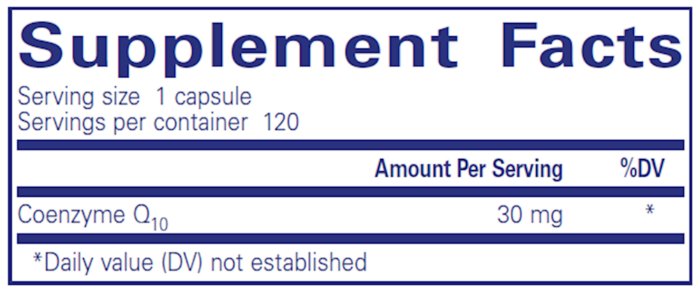CoQ10 30 mg , Pure