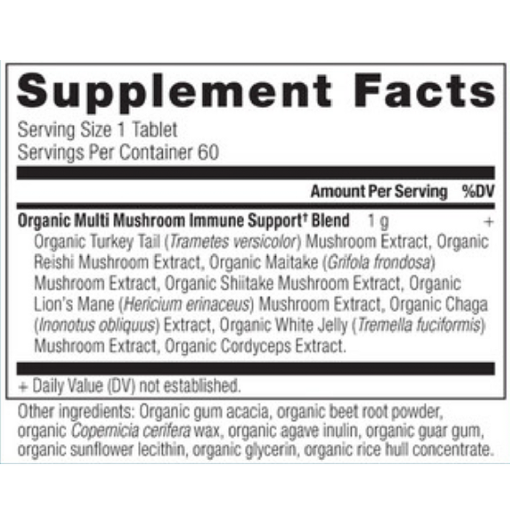 Ancient Nutrition Multi Mushroom - supplement facts