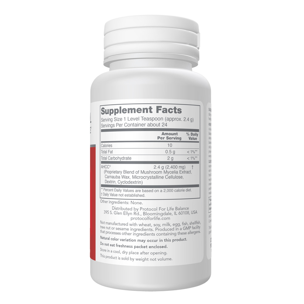 AHCC® Powder, 57 Grams , Brand_Protocol for Life Balance Form_Powder powder Requires Consultation Size_57 Grams