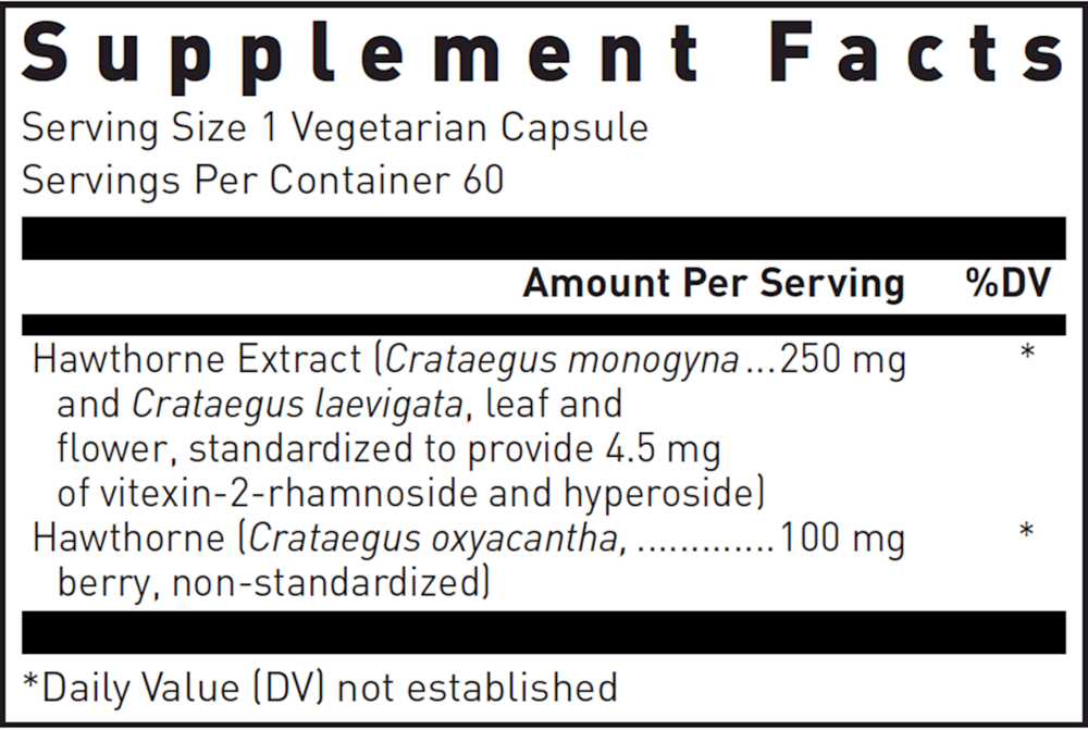 Hawthorne Max-V 250mg, 60 Capsules