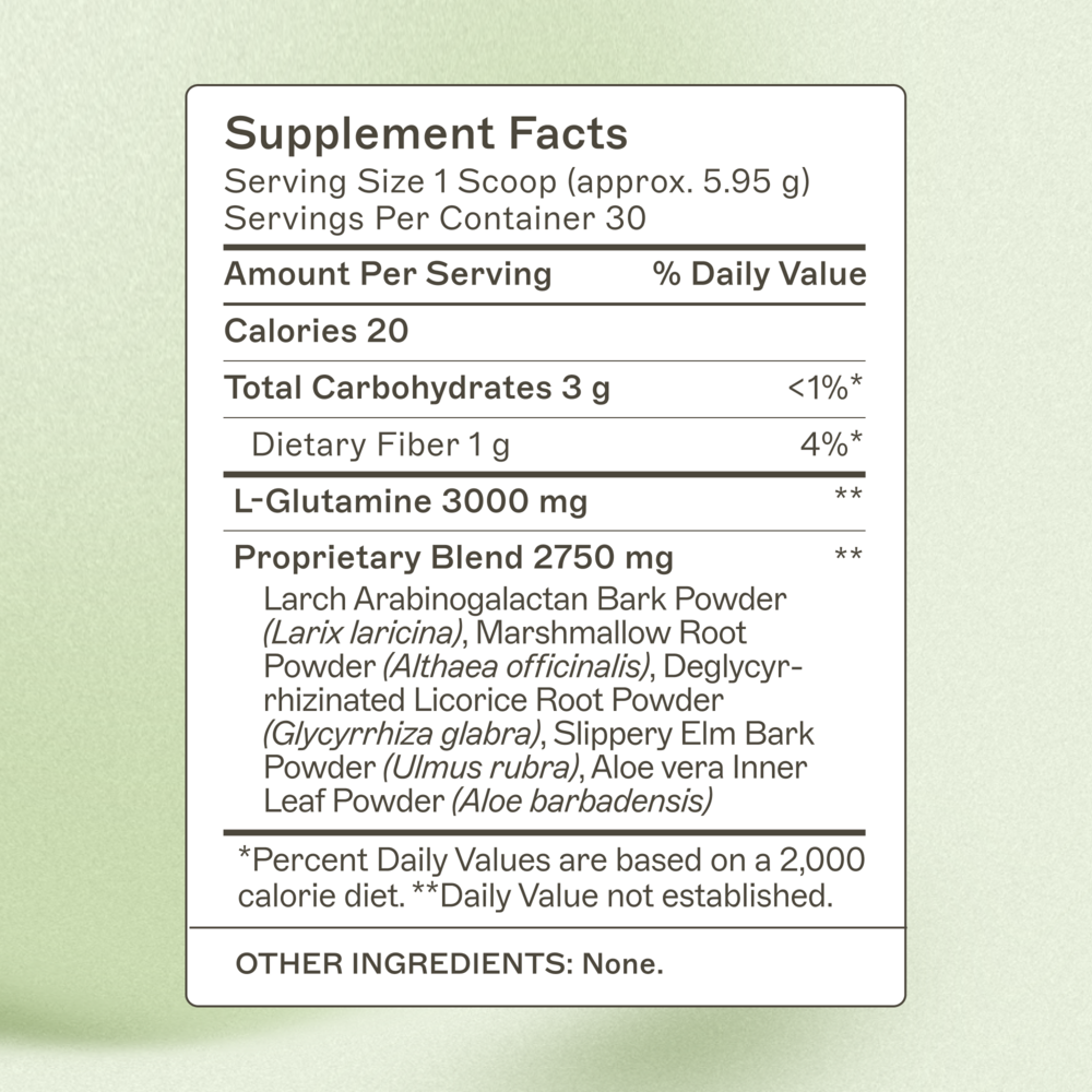 Amy Myers MD Leaky Gut Revive - supplement facts