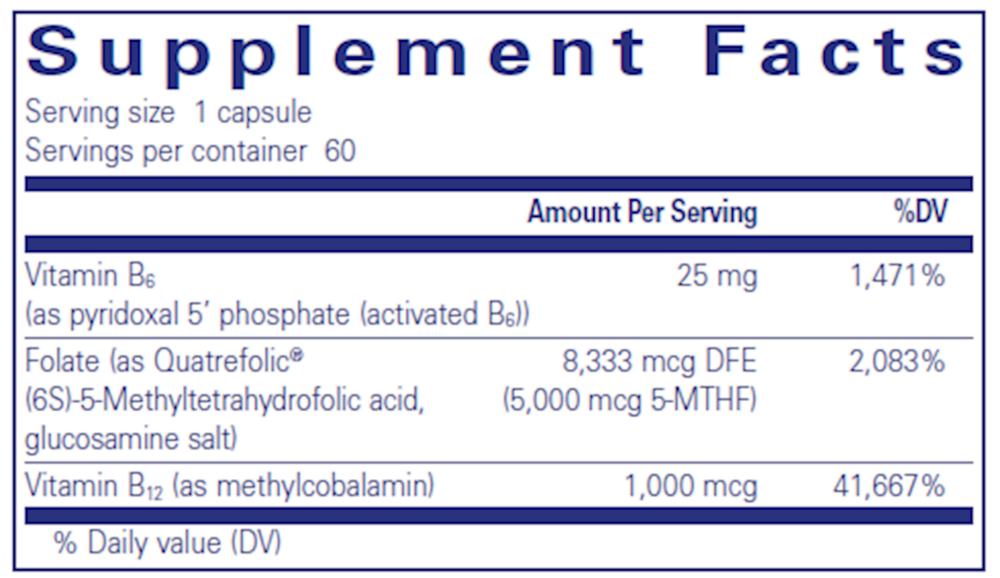 Folate 5000 Plus, 60 Capsules , Brand_Pure Encapsulations caps Emersons Form_Capsules Requires Consultation Size_60 Capsules