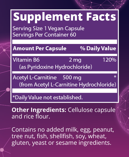 Acetyl L-Carnitine, 60 capsules
