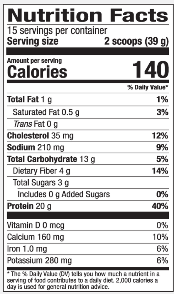 Organic Whey Protein - Chocolate, 585 g Powder