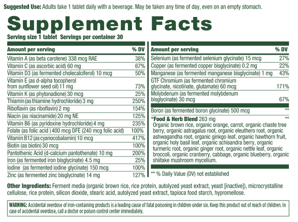 Women Over 40™ One Daily, 30 Tablets