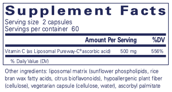 Liposomal Vitamin C, 120 Capsules , Brand_Pure Encapsulations Form_Capsules Requires Consultation Size_120 Capsules