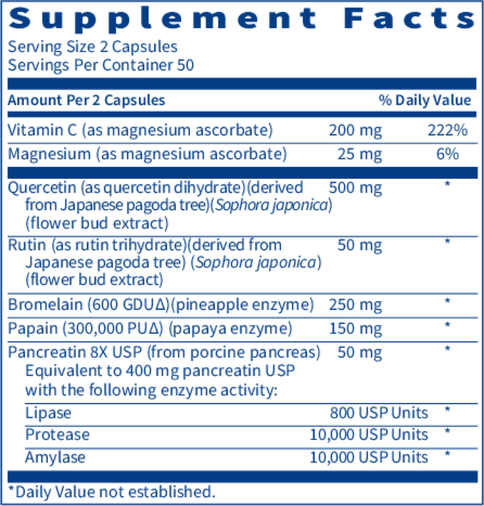 Quercetin-Bromelain Forte, 100 caps