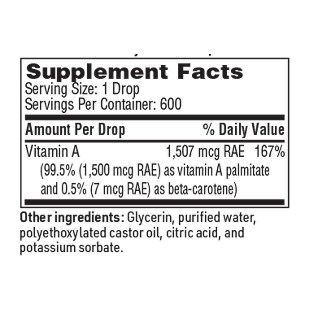 Micellized Vitamin A, 30 mL