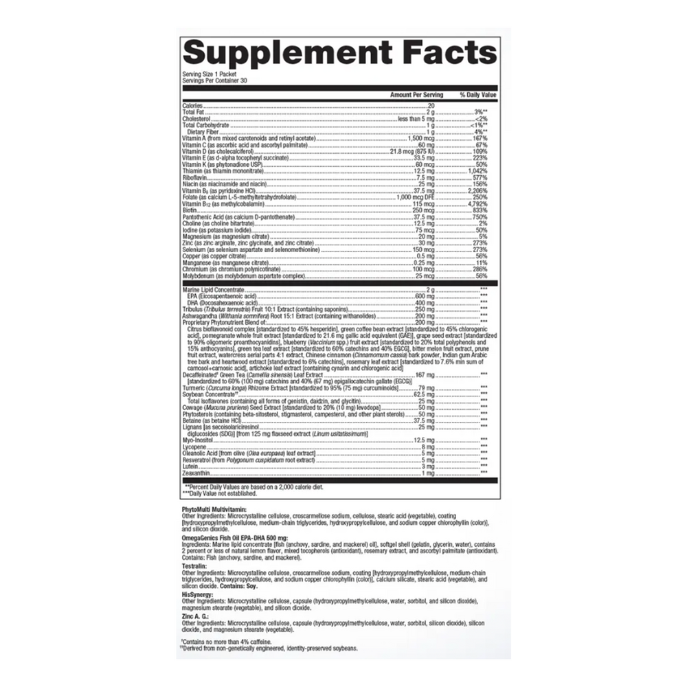 Wellness Essentials® Men's Vitality, 30 Packets , Emersons Emersons-Alt Form_Packets