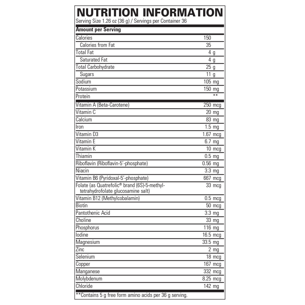Physicians Elemental Diet Powder, 1296 g