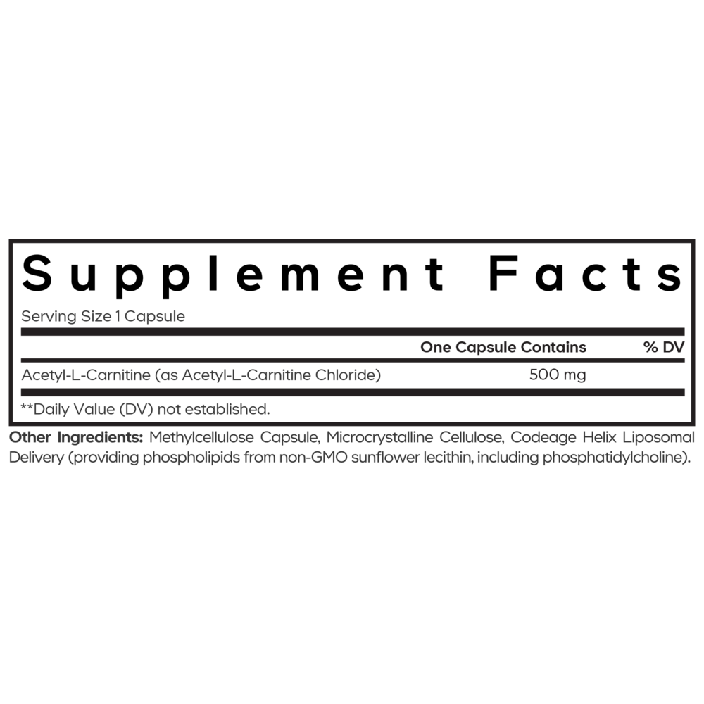 Liposomal Acetyl L-Carnitine+, 90 Capsules