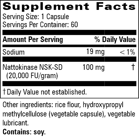 Natto NSK Mega 20,000FU, 60 Capsules , Brand_Progressive Labs capsules Form_Capsules Requires Consultation Size_60 Capsules