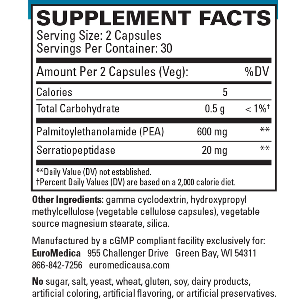 PEA Healthy Inflammation Response, 60 Capsules
