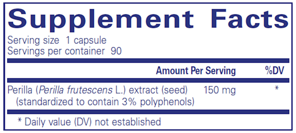 Perilla extract, 90 Capsules , Brand_Pure Encapsulations Form_Capsules Requires Consultation Size_90 Capsules
