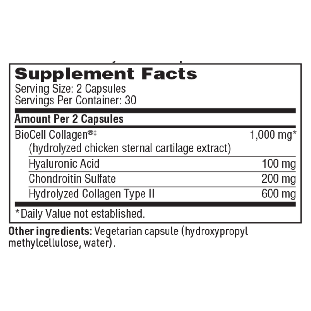 Collagen Type II, 60 Capsules