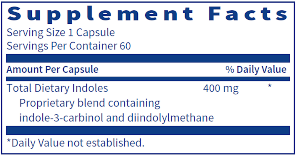 Indole Forté™, 60 Capsules