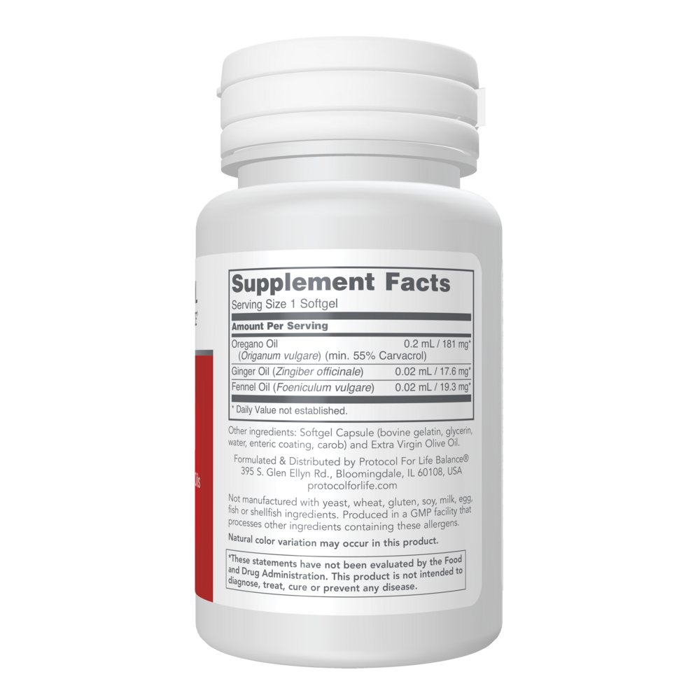 Oregano Oil, 90 Softgels , Brand_Protocol for Life Balance Form_Softgels Requires Consultation Size_90 Softgels softgels