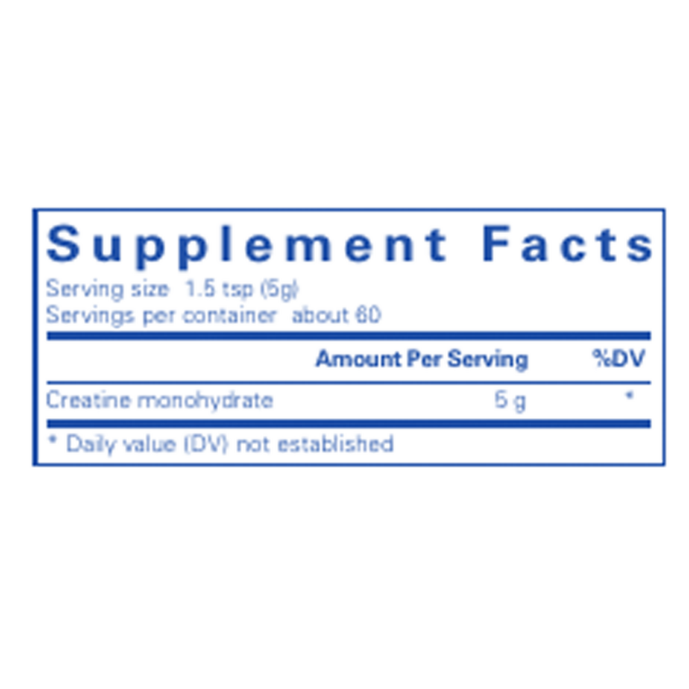 Creatine Monohydrate Powder, 5g per Serving, Unflavored, 315 gms , Brand_Pure Encapsulations Emersons powder