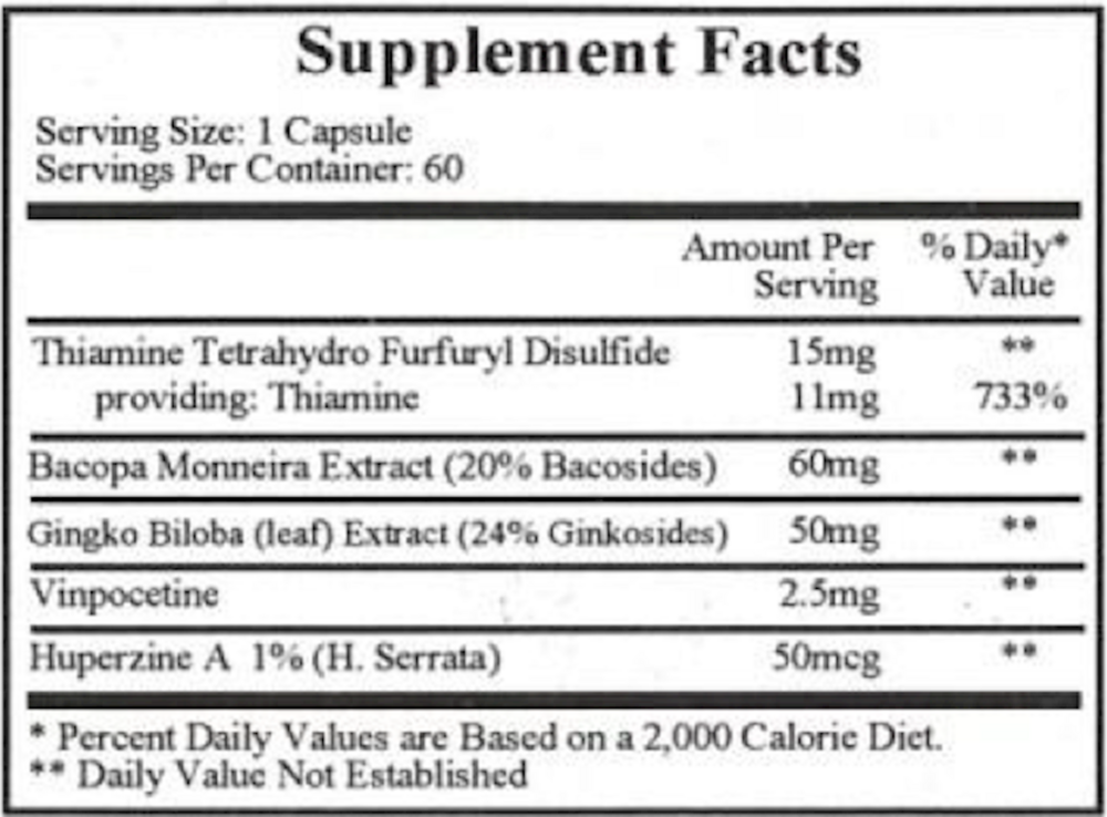 Synaptin, 60 Capsules