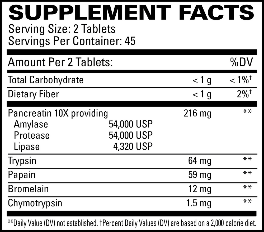 Multi-Action Digestive Enzymes, 90 Tablets