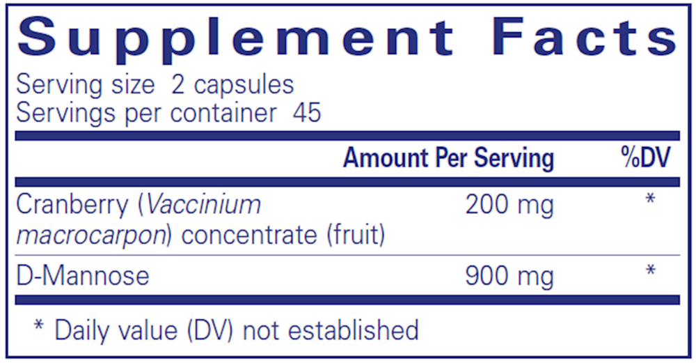 Cranberry/D-Mannose , Pure
