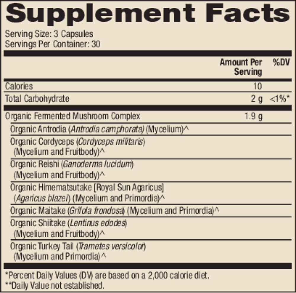Fermented Mushroom Complex, 90 Capsules