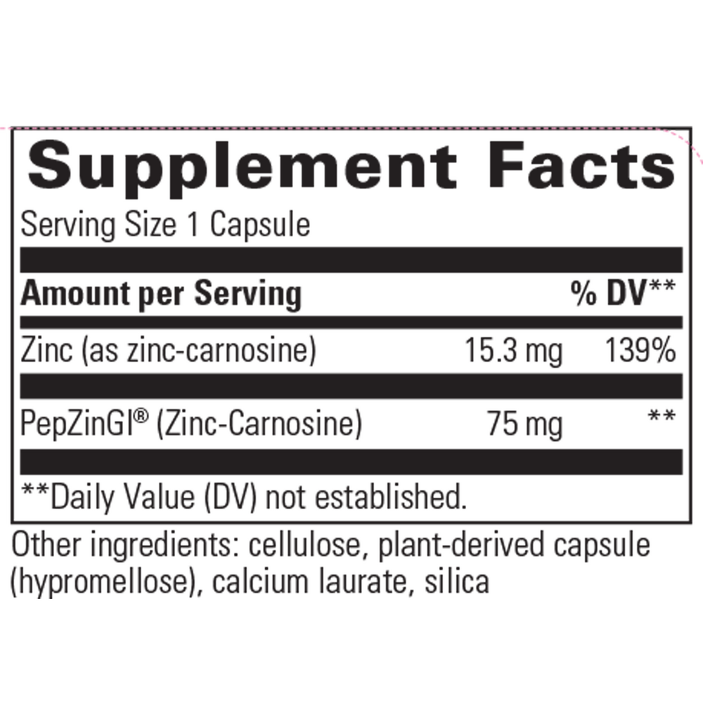 Zinc-Carnosine, 60 Capsules