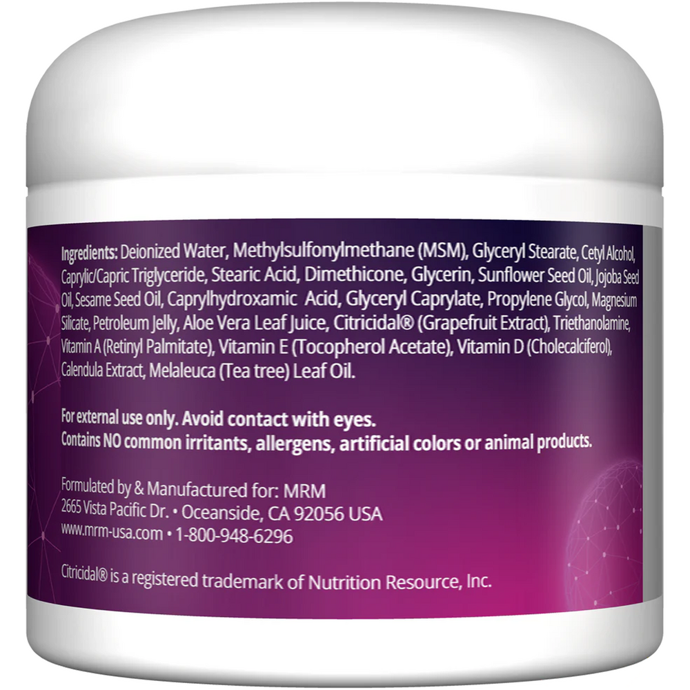 MSM Cream, 4 Ounces